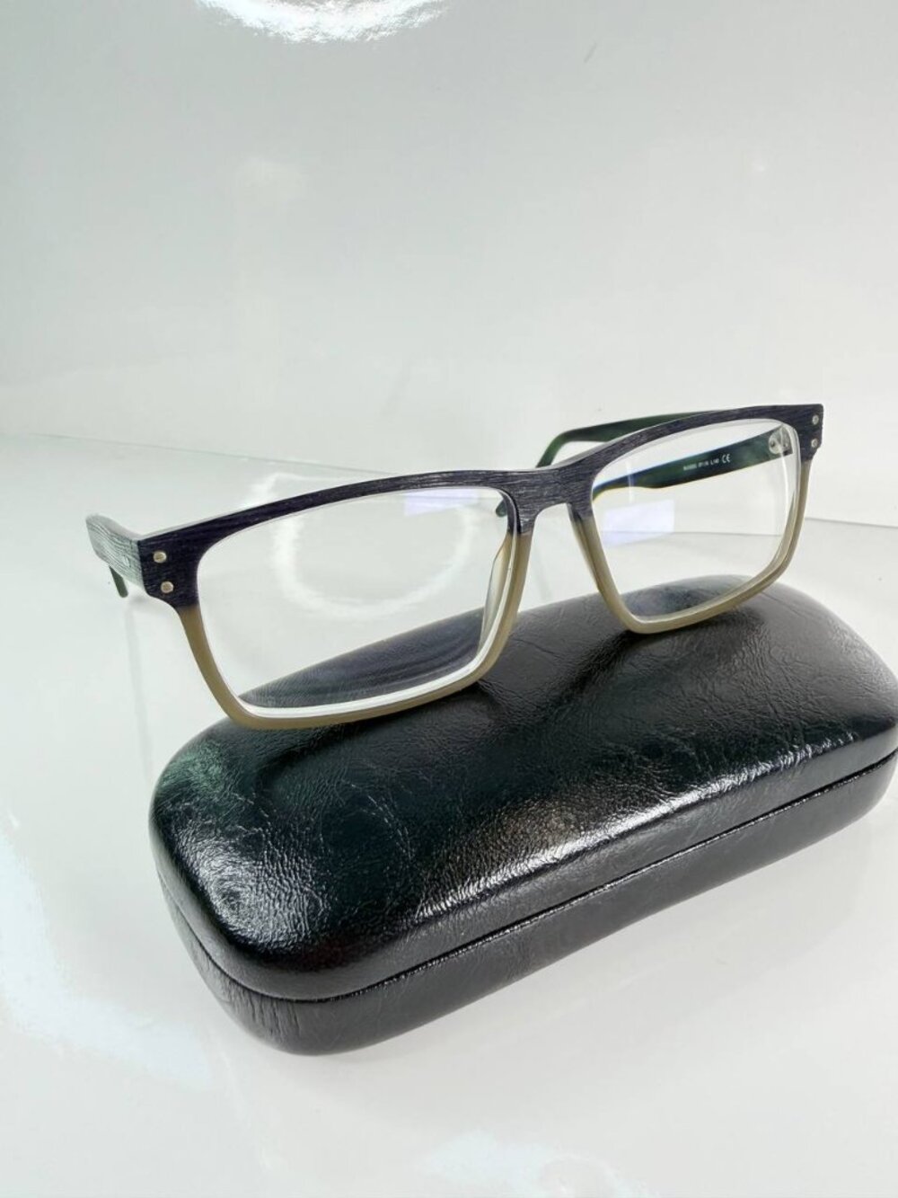 Maui Jim MJ02233-2A Eyeglasses 57-16-145 Made in Italy Green / Olive Frame